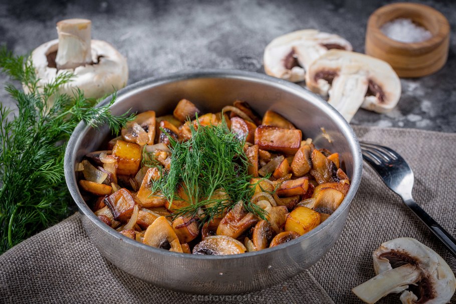 Жаркое с грибами
