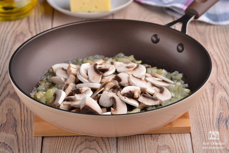 Припускание шампиньонов