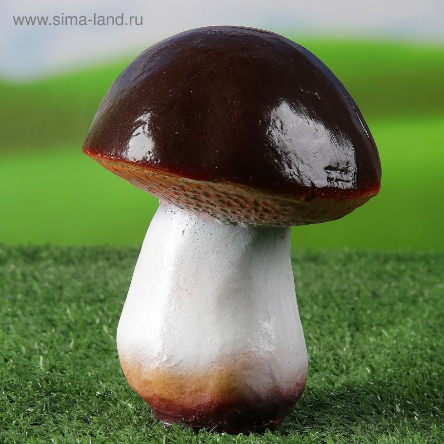 Садовая фигура белый гриб