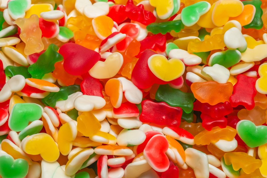 Обои с мармеладными мишками