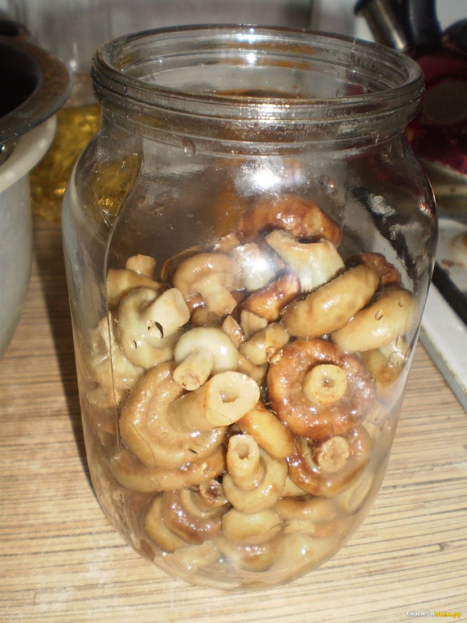 Соленые грузди, 1 литр