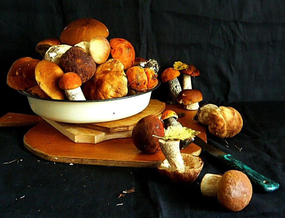 Вареные грибы