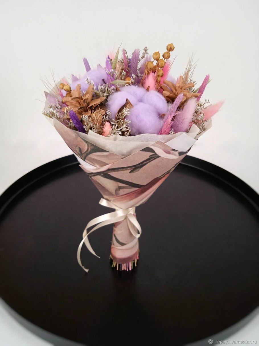 Букет из сухоцветов подарочный