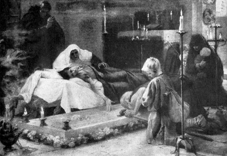 Семирадский г. и. кончина александра невского. 1876