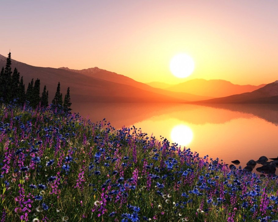 Красивый рассвет