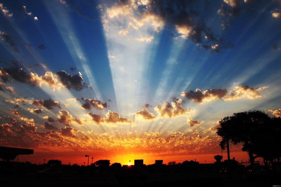 Красивый закат