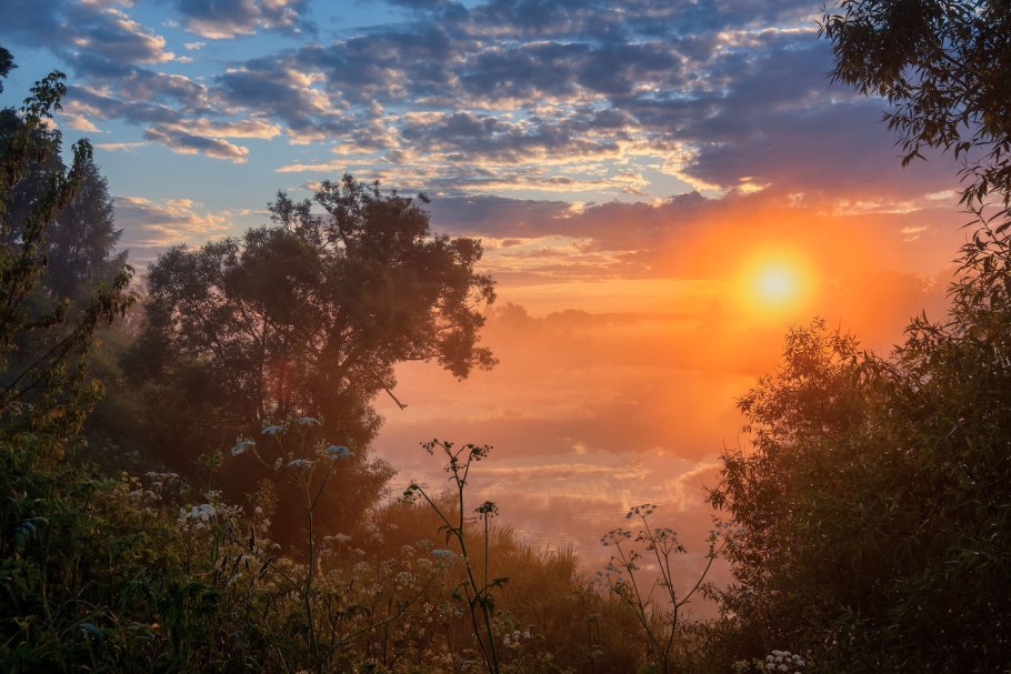 Красивый рассвет