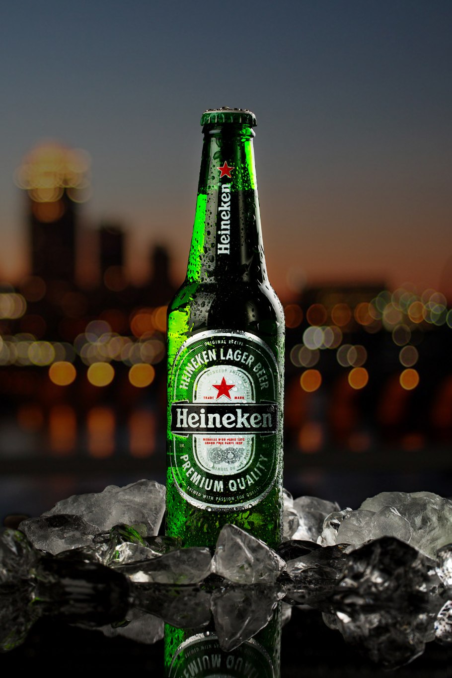 Пиво бутылочное Heineken реклама