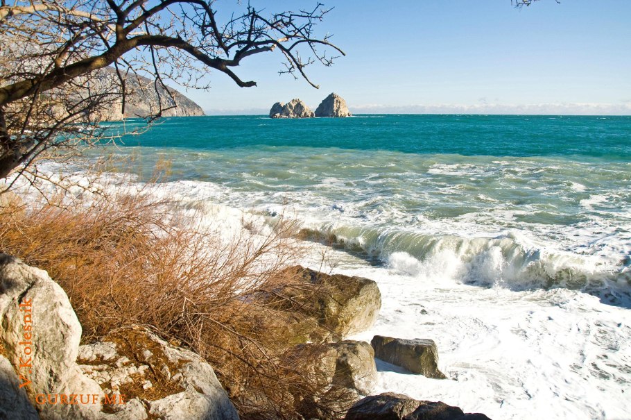 Гурзуф Крым зимой