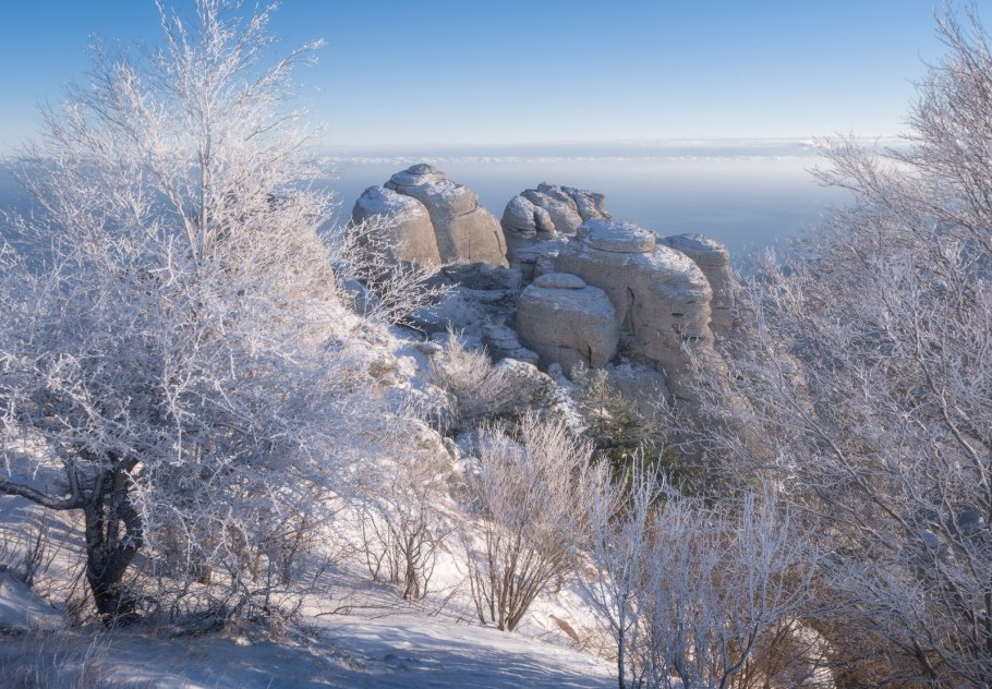 Демерджи гора зимой