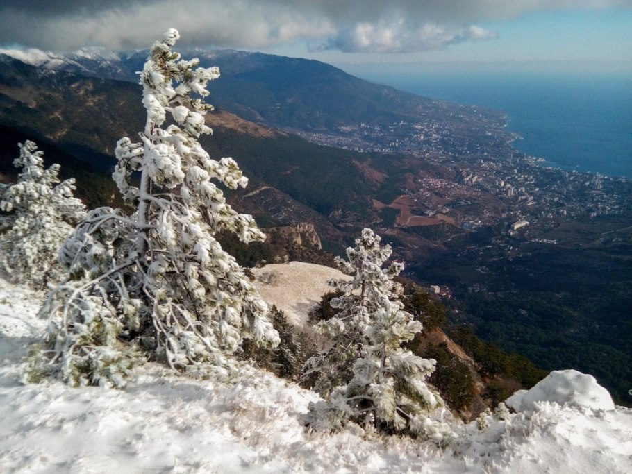 Ялта ай петри зимой