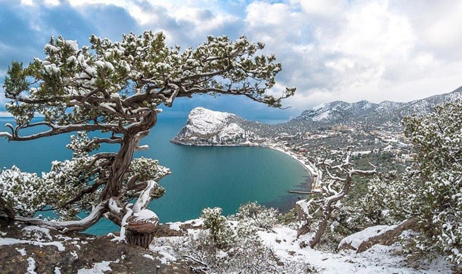 Южный берег Крыма зимой