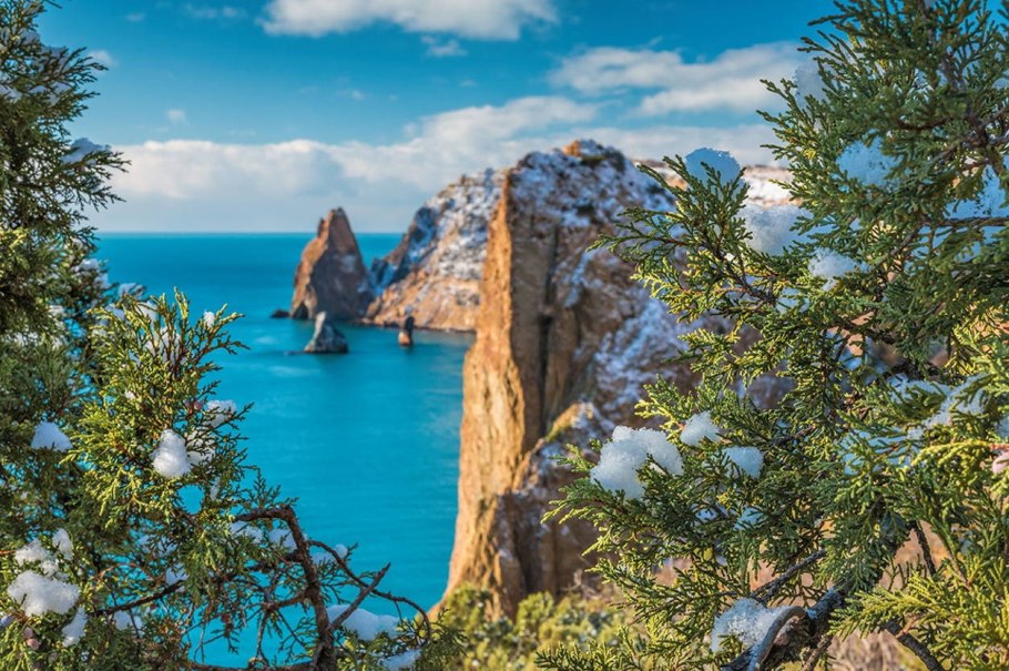 Фиолент Крым зима