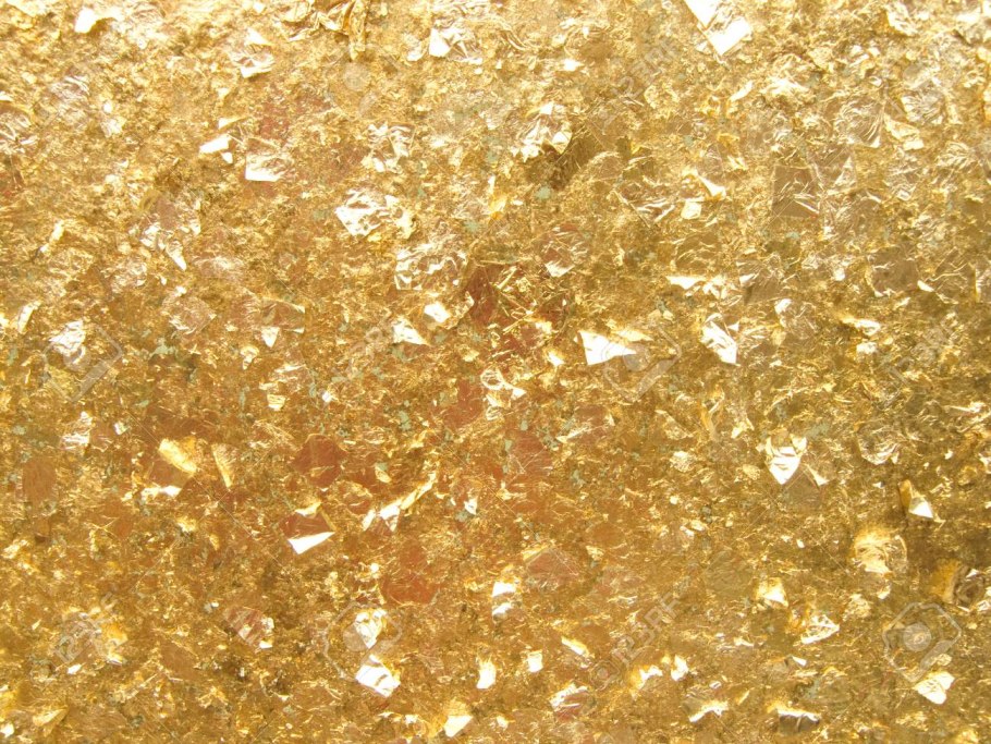 Золотая поталь текстура