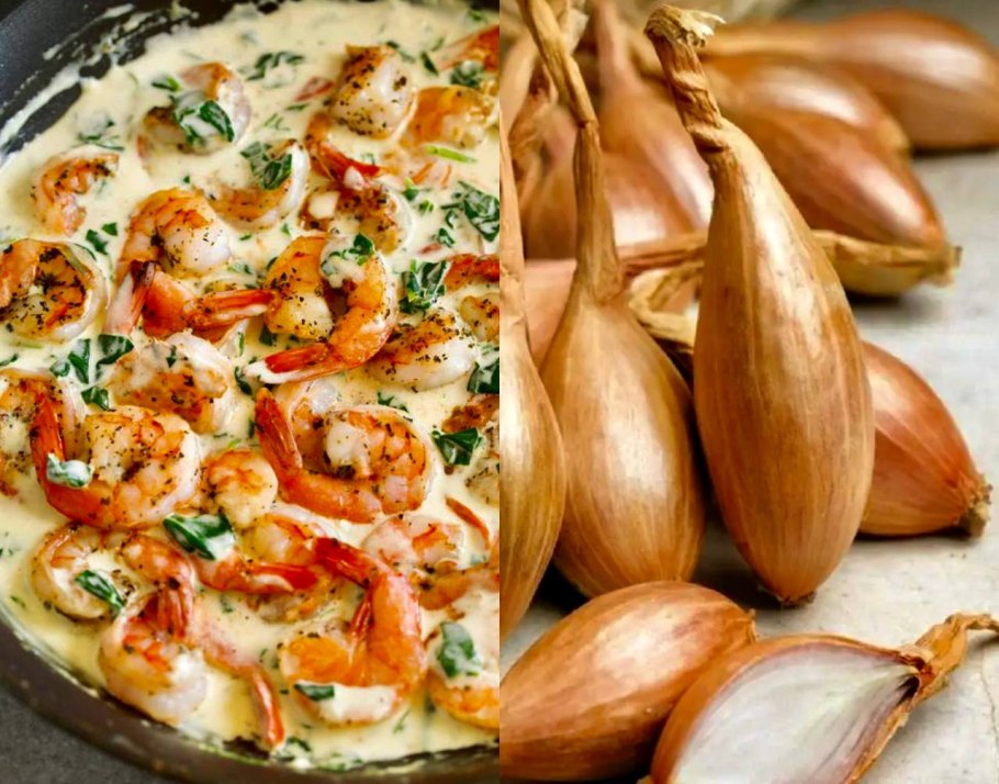 Креветки в сливочном соусе