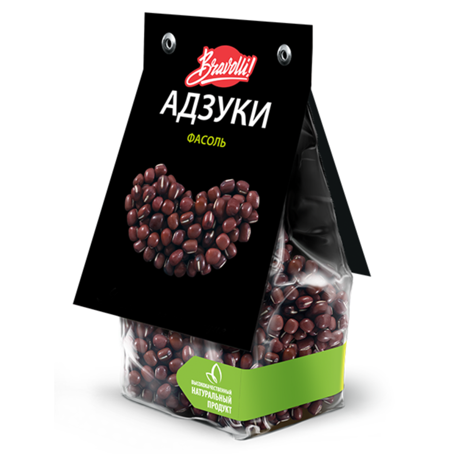 Бобы адзуки чёрные