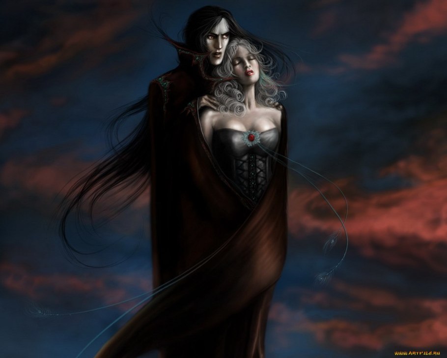 Вампир и девушка