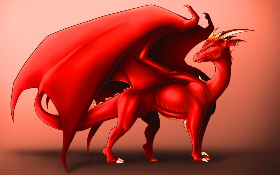 Дракон красный