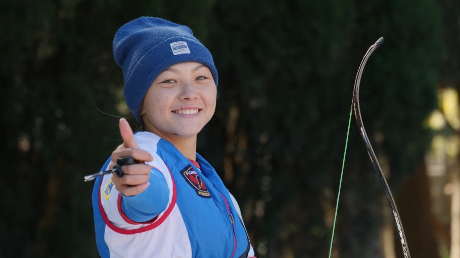 Щеголькова Владислава Евгеньевна стрельба из лука