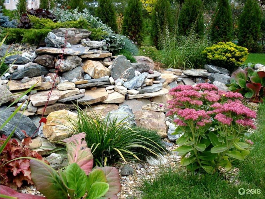 Альпийская горка в ландшафтном дизайне