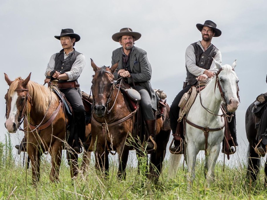 Великолепная семерка на море клипарт