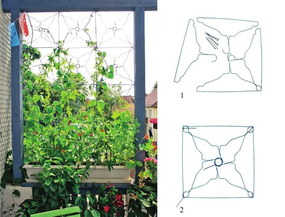 Опоры для вертикального озеленения