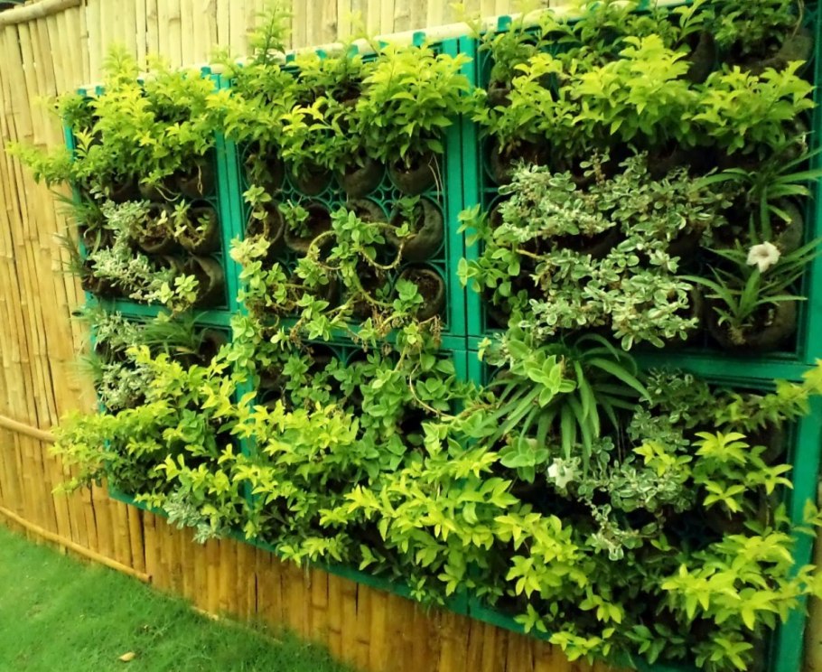 Декоративные стенки в саду