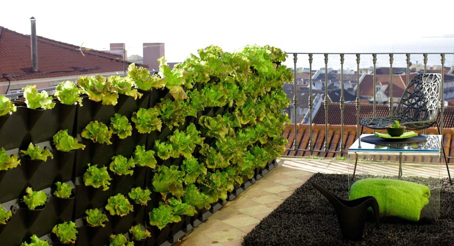 Красивый забор с зеленью