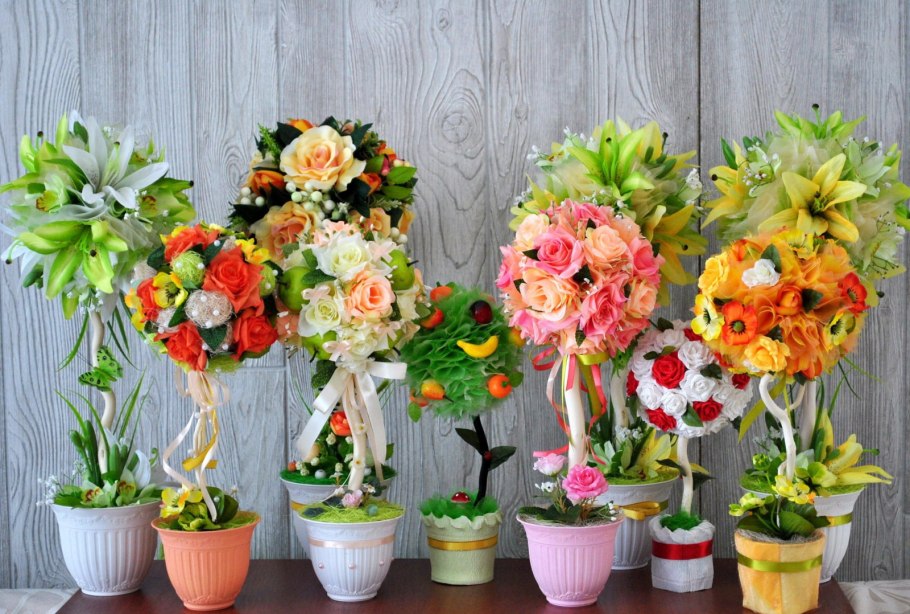 Цветочный топиарий