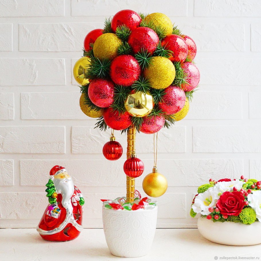 Новогодние топиарии