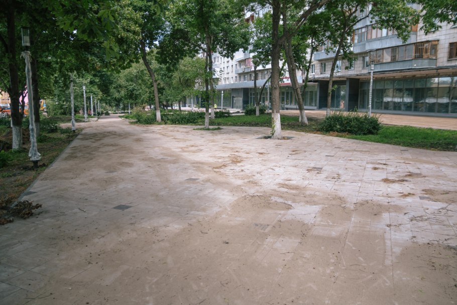 Благоустройство сквера