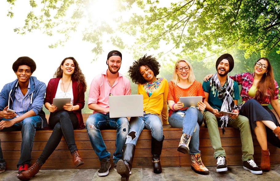 Фотосессия группы людей