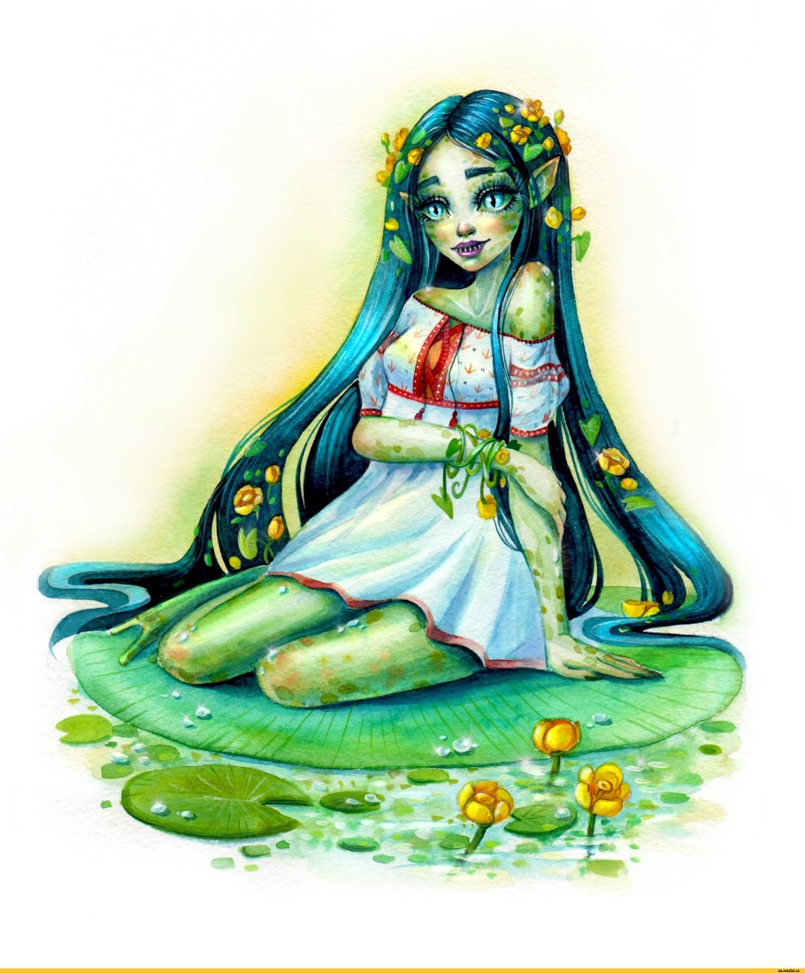 Мавка арт славянская мифология