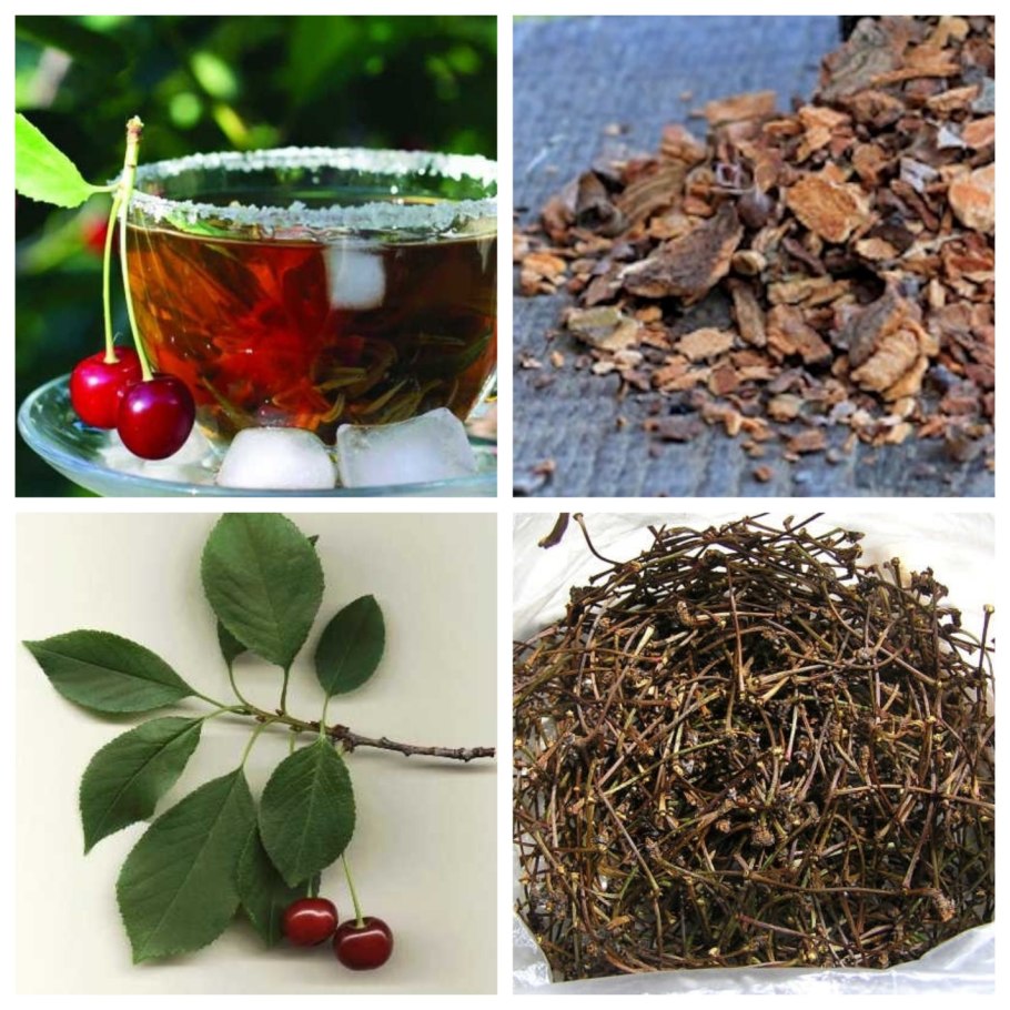 Чай из листьев вишни