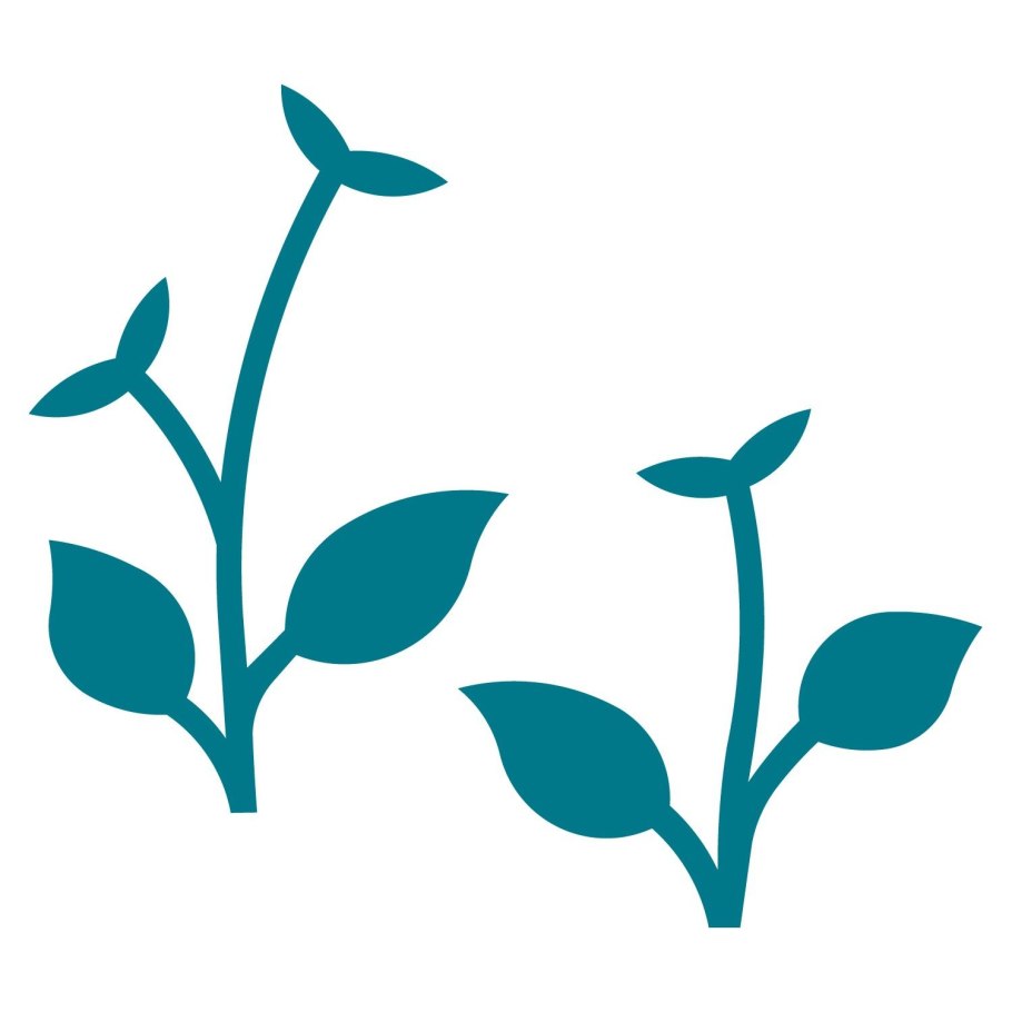 Трафарет стебли для цветов