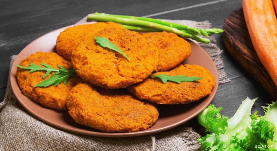 Котлеты морковные на завтрак
