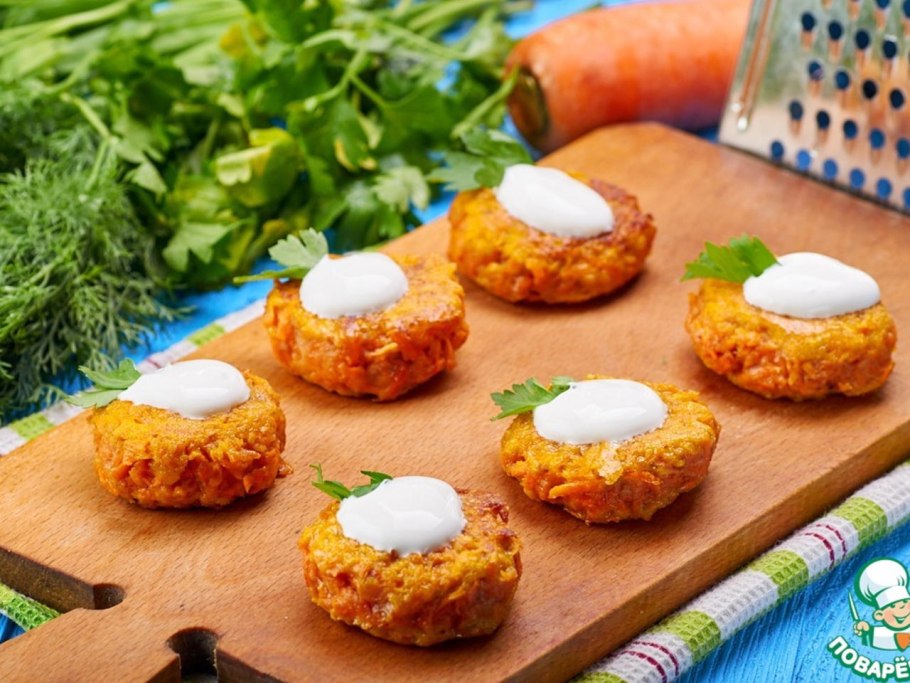 Морковные котлеты