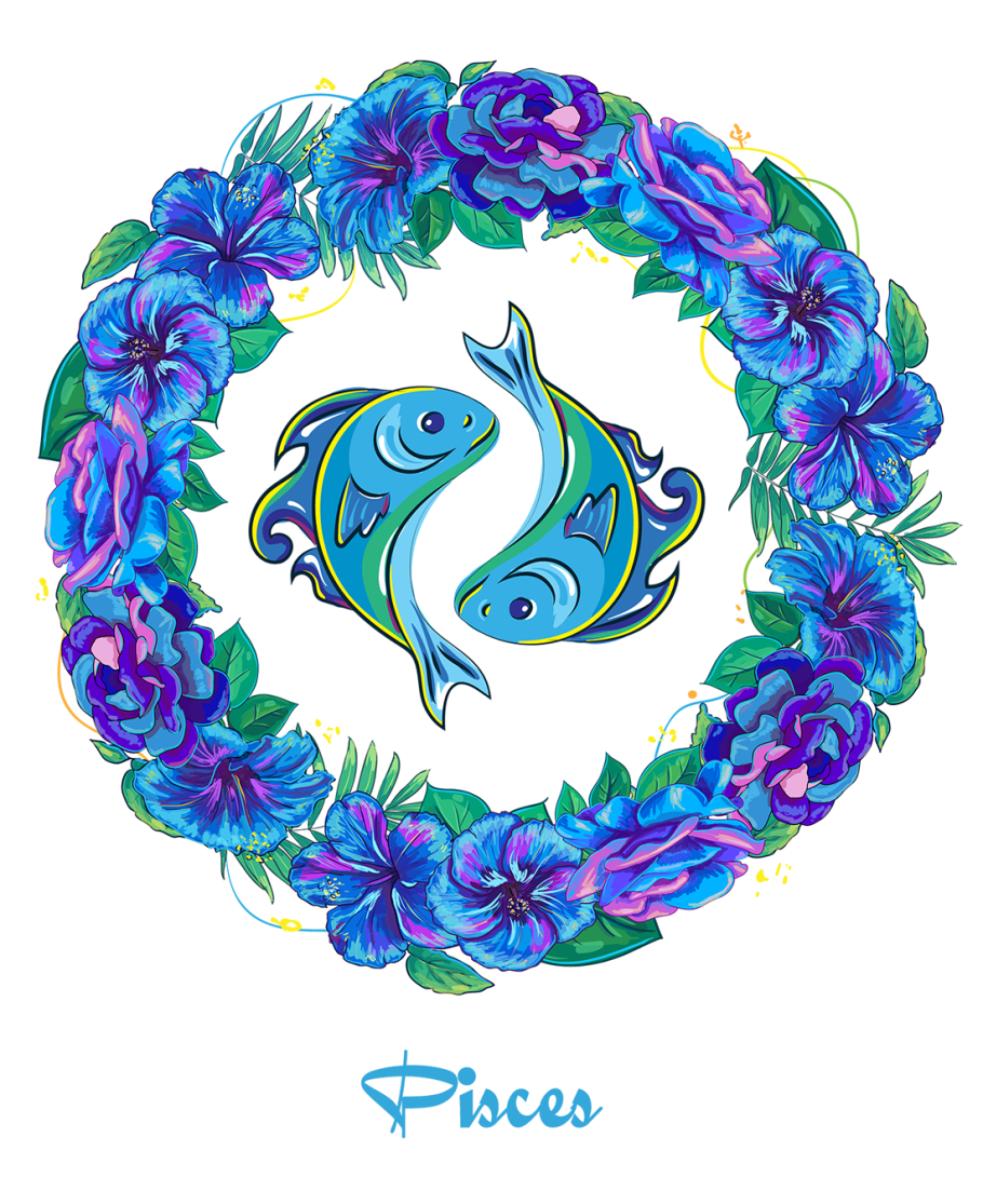 Цветок гороскопа рыбы