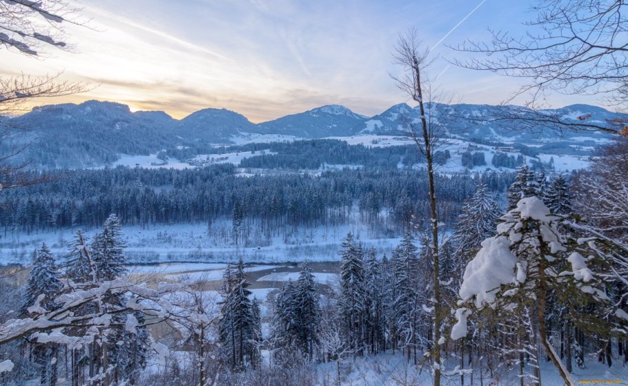 Климат тайги зимой