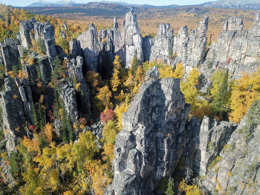Горный хребет Инзерские Зубчатки