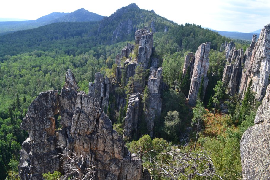 Инзерские зубчатки хребет