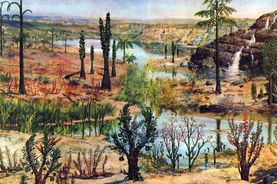 Сосудистые растения Силур