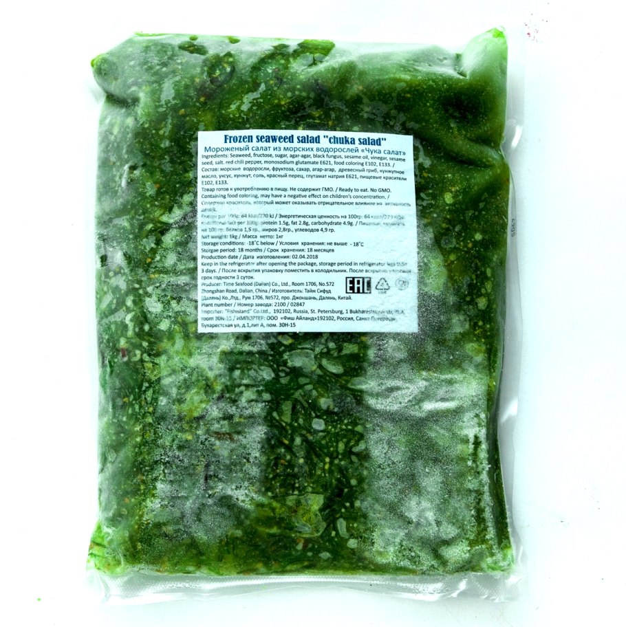 Салат из морских водорослей чука