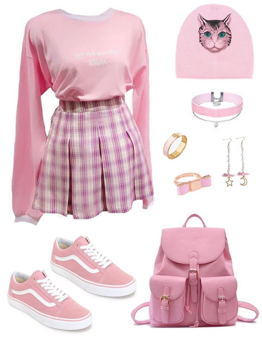 Розовый лук одежда