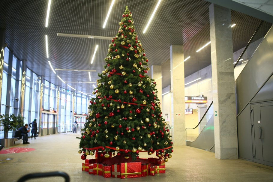 Рождественская елка в Париже на Вандомской площади