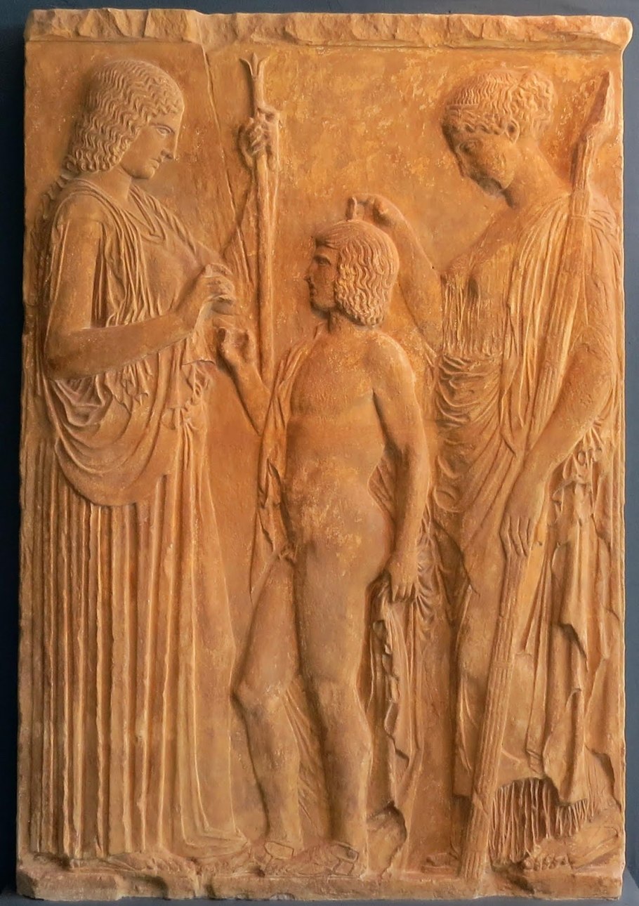 Archaeological remains of the Eleusinian Sanctuary, view of the Greater Propylaea