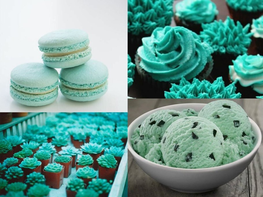 Макаронс мята