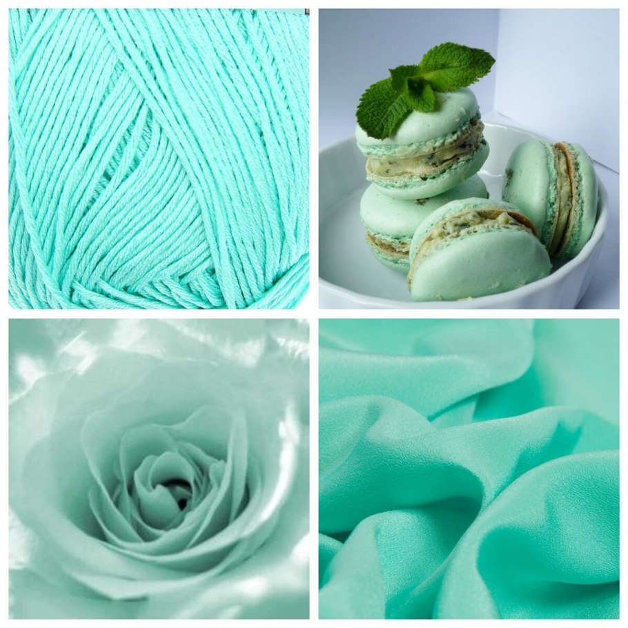 Мятный макарунс