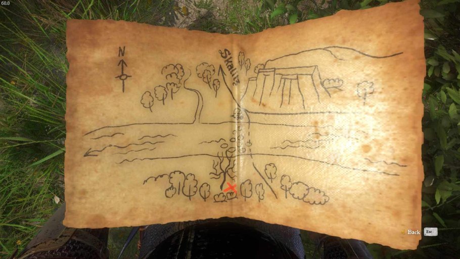 Карта сокровищ Пиратская