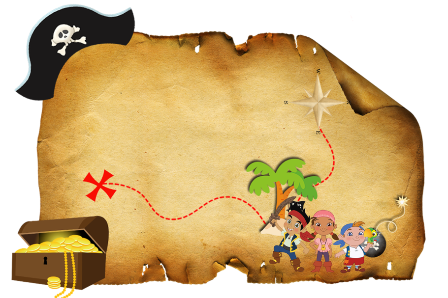 Карта клада для детей в детском саду